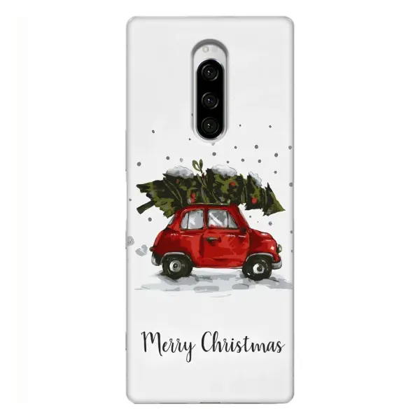 Чехол с принтом «Машина с елкой» для Sony Xperia 1 Чехол с принтом «Машина с елкой» для Sony Xperia 1