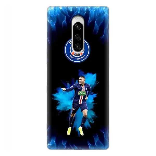 Чохол з принтом «Мбаппе у вогні» для Sony Xperia 1