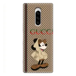 Чехлы ГУЧЧИ для Сони Хпериа 1 (AlphaPrint) (Mickey GUCCI)