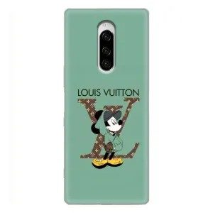 Чохли Луі Вітон для Sony Xperia 1 (AlphaPrint - LOUIS VUITTON) (Міккі Маус LV)
