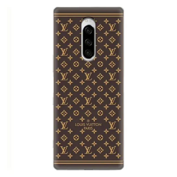 Чохол з принтом «шпалери LV» для Sony Xperia 1