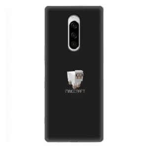 Чохол Майнкрафт на Sony Xperia 1 (AlphaPrint) Minecraft (Овечка Майнкрафт)