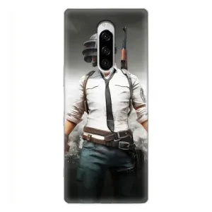 Чеjхол PUBG для Sony Xperia 1 (AlphaPrint) (Пабг мен)