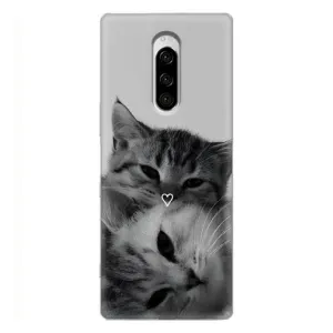 Чохол з малюнком кіт на Sony Xperia 1 (Пара котів)