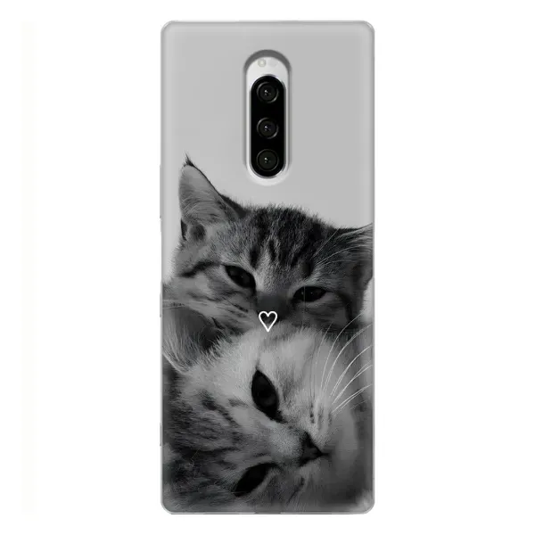 Чохол з принтом «Пара котів» для Sony Xperia 1 Чохол з принтом «Пара котів» для Sony Xperia 1