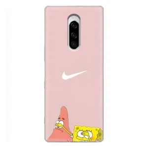 Чохол з принтом «Патрік і Губка» для Sony Xperia 1
