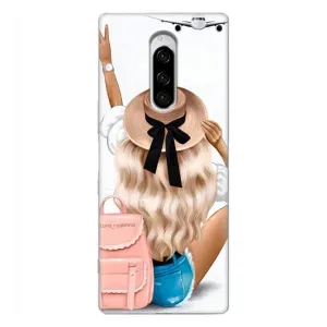 Чехол с печатью для Sony Xperia 1 - (Мода) (AlphaPrint) (Путешествие)