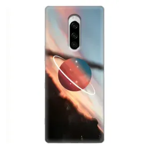 Космічні Чохли для Sony Xperia 1 (VPrint) (Сатурн)