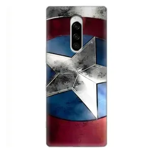 Чохол МАРВЕЛ для Sony Xperia 1 (AlphaPrint) (Щит Капітана Америки)
