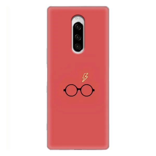 Чохол з принтом «шрам та окуляри» для Sony Xperia 1
