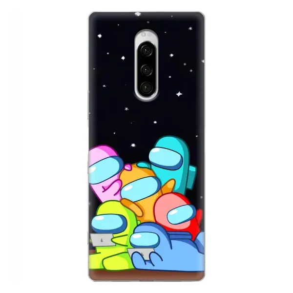 Чохол з принтом «Скіни в космосі» для Sony Xperia 1 Чохол з принтом «Скіни в космосі» для Sony Xperia 1