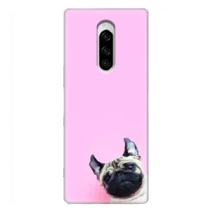 Чохли з собаками для Sony Xperia 1 (VPrint) (Смішна собака)