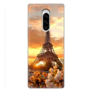 Чехол Эйфелева Башня для Sony Xperia 1 - (AlphaPrint) (Солнечная башня)