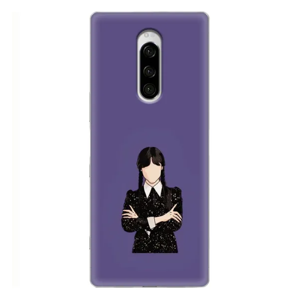 Чохол з принтом «Венздей у чорному» для Sony Xperia 1
