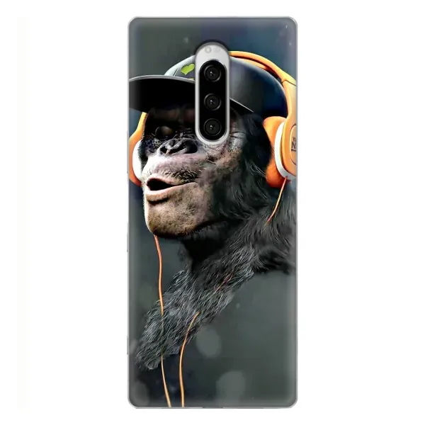 Чехол с принтом «В наушниках» для Sony Xperia 1