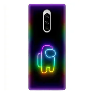 Чохли Амонг Ас для Sony Xperia 1 (AlphaPrint) (Яскравий скін)