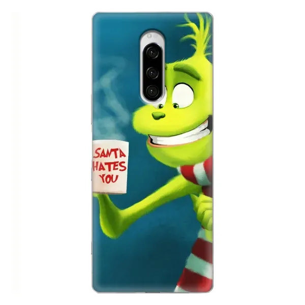 Чехол с принтом «Зеленый Гринч» для Sony Xperia 1