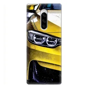 Чохли з Машинами на Sony Xperia 1 (VPrint) (Жовта машина)