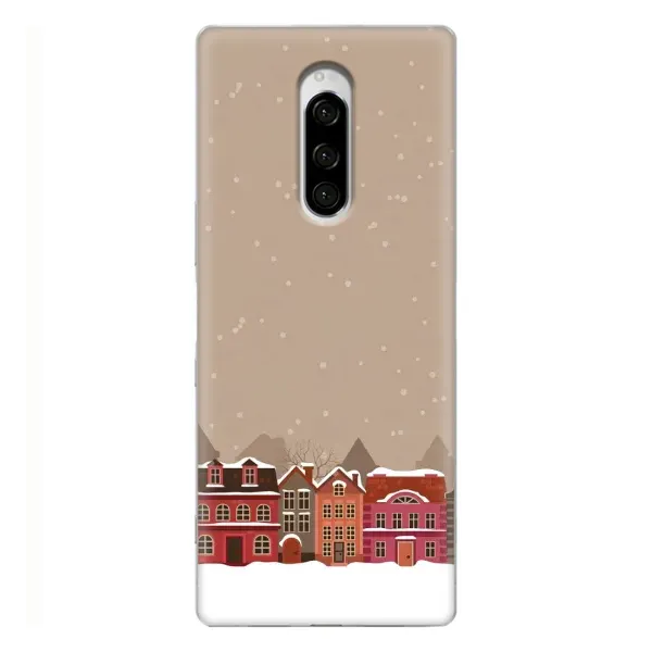 Чехол с принтом «Зимний город» для Sony Xperia 1