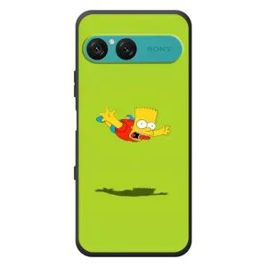 Чехол с Симпсонами для Sony Xperia 10 VII (VPrint) (Барт Симпсон)
