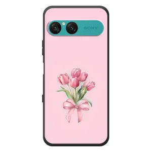 Чохол з розовим принтом для Sony Xperia 10 VII (Букет квітів)
