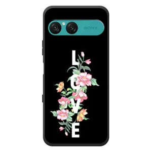 Чехлы для любимой на Со́ни Экспе́рия 10 VII (VPrint) (Цветы LOVE)