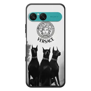 Чохли VERSACE для Соні Експерія 10 VII (PREMIUMPrint) (Доберман Версаче)