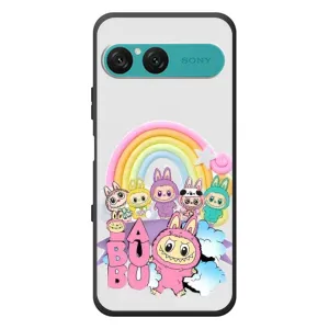 Чехол с Лабубу на Sony Xperia 10 VII (Фон Лабубу)