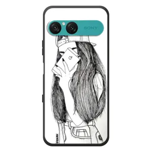 Чохол з друком для Sony Xperia 10 VII - (Мода) (AlphaPrint) (Фото дівчини)