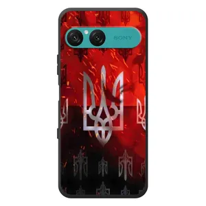 Украинские Чехлы для Sony Xperia 10 VII с картинкой УПА (AlphaPrint) (ГЕРБ УПА)