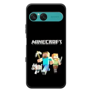 Чохол Майнкрафт на Sony Xperia 10 VII (AlphaPrint) Minecraft (герої Minecraft)