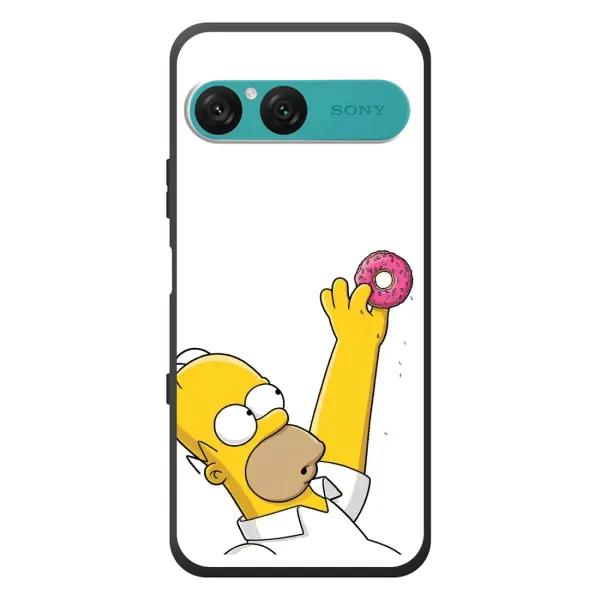 Чохол з принтом «Гомер з пончиком» для Sony Xperia 10 VII
