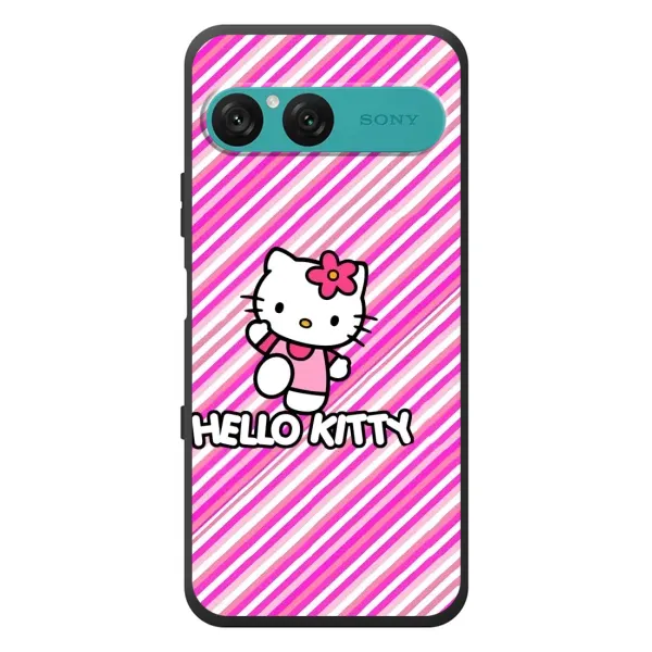Чохол з принтом «Hello Kytty» для Sony Xperia 10 VII
