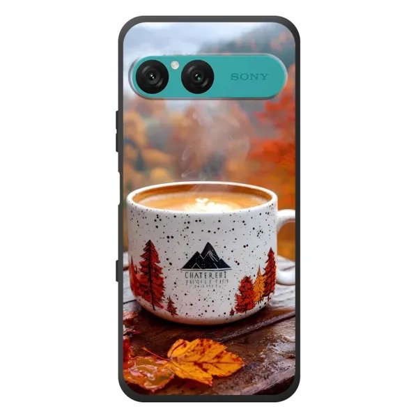 Чохол з принтом «Кава на природі» для Sony Xperia 10 VII