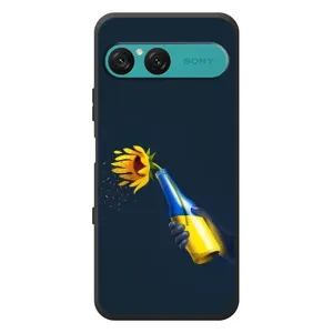 Чехол для Патриота Украины Sony Xperia 10 VII - (AlphaPrint) (Коктейль молотова)