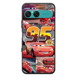 Силиконовый чехол Маквин для Sony Xperia 10 VII (Коллаж Молния Маквин)