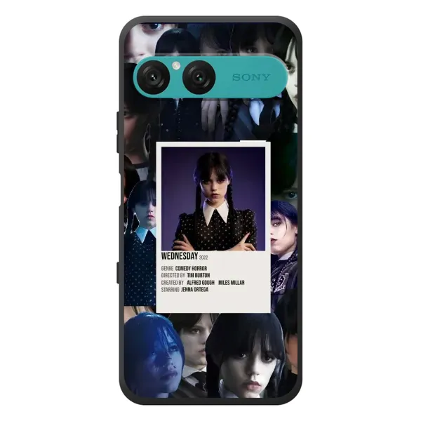 Чехол с принтом «коллаж Уэнздей» для Sony Xperia 10 VII Чехол с принтом «коллаж Уэнздей» для Sony Xperia 10 VII