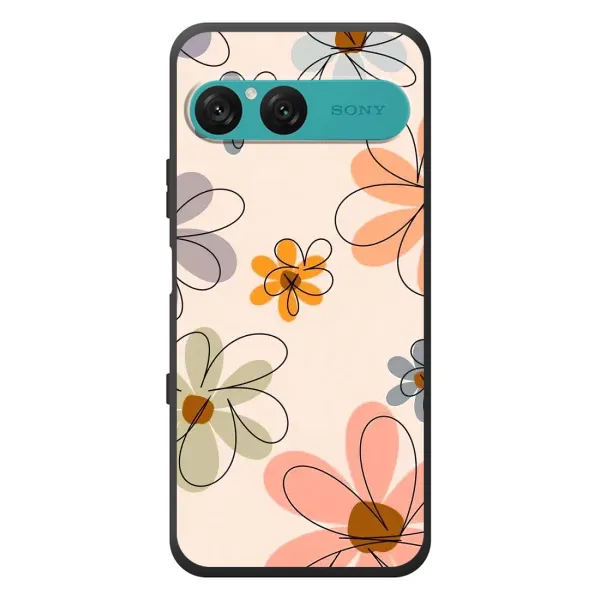 Чехол с принтом «Разноцветные цветы» для Sony Xperia 10 VII