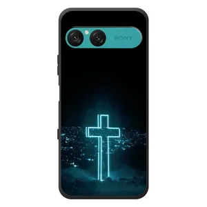 Християнські Чохли для Sony Xperia 10 VII (AlphaPrint) (Хрест і місто)