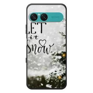 Новогодние, Праздничные Чехлы для Sony Xperia 10 VII - 2024 год (Let it snow)