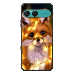 Чохли з картинкою Лисичка для Sony Xperia 10 VII (VPrint) (Лисичка в гірляндах)