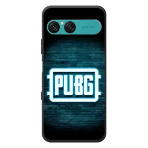 Чехол PUBG для Со́ни Экспе́рия 10 VII (AlphaPrint) (Лого PUBG)