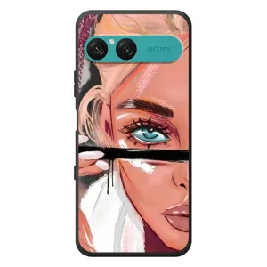 Чохол з друком для Sony Xperia 10 VII - (Мода) (AlphaPrint) (Макіяж)