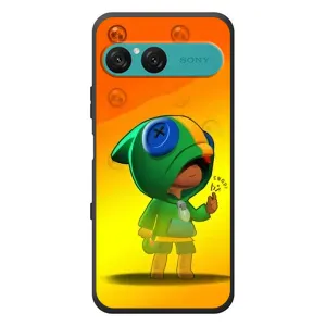 Чехол для Sony Xperia 10 VII Бравл Старс (VPrint) (Хлопчик Леон)