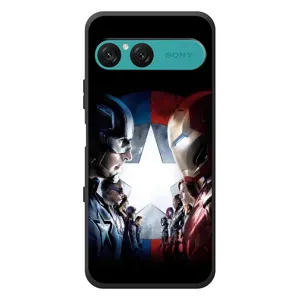 Чохли з героями Марвел Sony Xperia 10 VII (VPrint) (Марвел стайл)