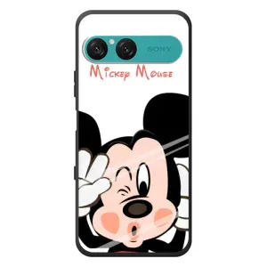 Эксклюзивный чехол для Sony Xperia 10 VII (AlphaPrint - Мультяшные) (Маус Микки)