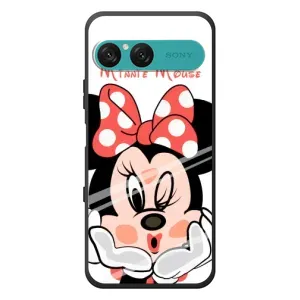 Эксклюзивный чехол для Sony Xperia 10 VII (AlphaPrint - Мультяшные) (Маус Минни)
