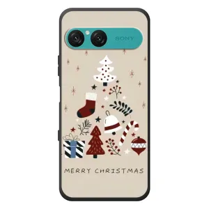 Рождественские Чехлы для Sony Xperia 10 VII (VPrint) (Merry Christmas)