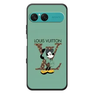 Чехлы Луи Витон для Sony Xperia 10 VII (AlphaPrint - LOUIS VUITTON) (Микки Маус LV)