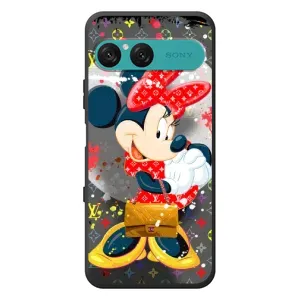 Чехол Disney Mouse Sony Xperia 10 VII (PREMIUMPrint) (Minni с бантиком)